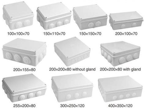 standard sizes indoor junction box|pvc junction box size chart.